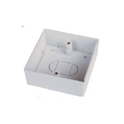 Vir&scaron;tinkinė paskirstymo dėžutė RJ45 keystone lizdams 86x86x32mm VIRSRJ45KEY86X86X32