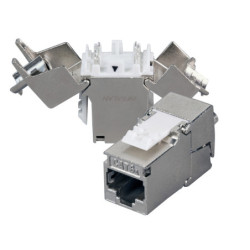 EFB Infralan Lizdas RJ45 6A cat SLIM IKS-6A-PVP-12 ELRJ45STPCAT6ASTPINFSLIM