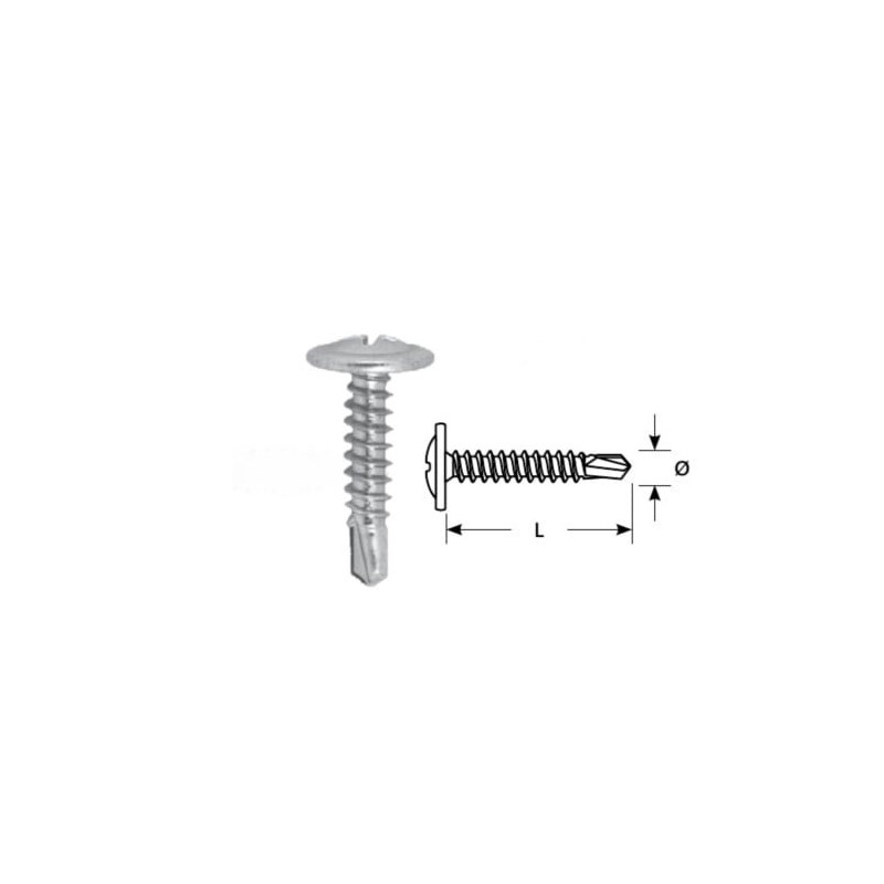 Sraigtas su grąžteliu STARFIX WT 4.2x32/F (33vnt) WT4232F