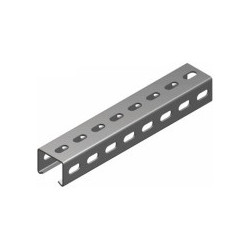 Montažinis C formos profilis CWC40H35/2 (2mm, L-2m) BAKS BAKSCWC40H352