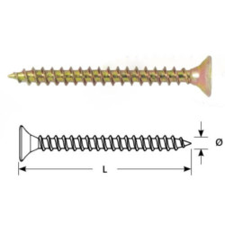Medsraigtis STARFIX H4,0x60/F (44vnt) H460F