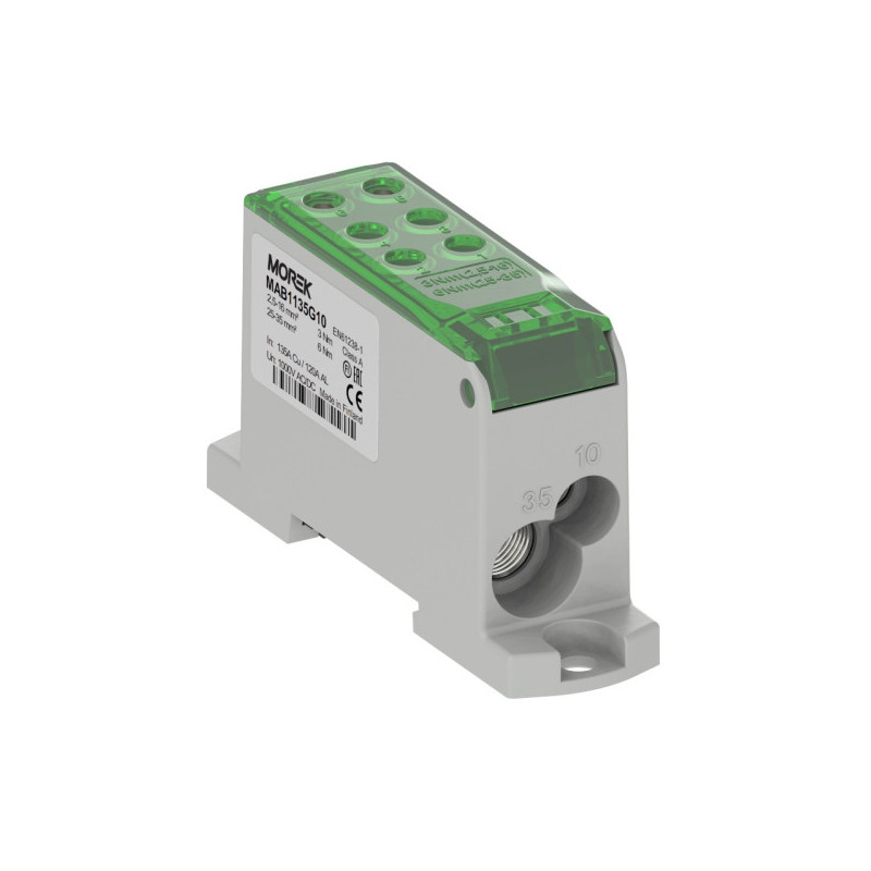 Paskirstymo gnybtas Morek OJL135A (žalias) MAB1135G10