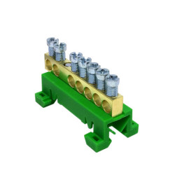 Įžeminimo gnybtas PE7 7x16 mm2 Morek MAD0007G15 (žalias) MAD0007G15