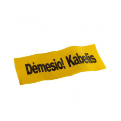 Signalinė juosta "Kabelis" 0.15mm x 250mm (300m) SIGNJDEMKAB300M