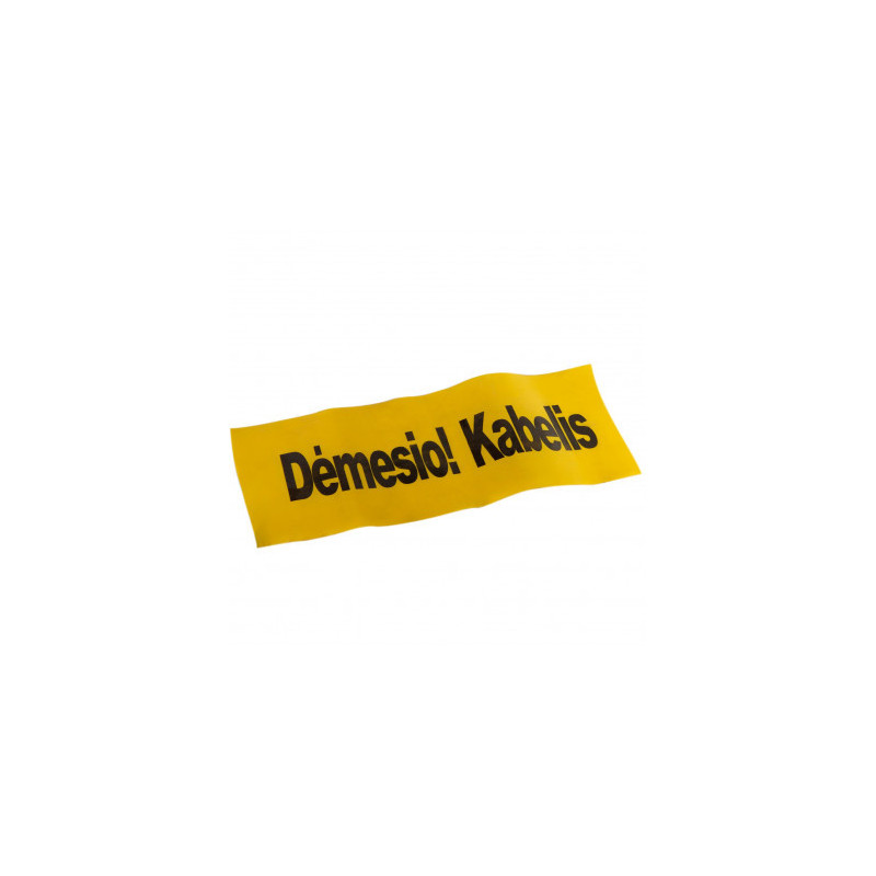 Signalinė juosta "Kabelis" 0.15mm x 250mm (300m) SIGNJDEMKAB300M