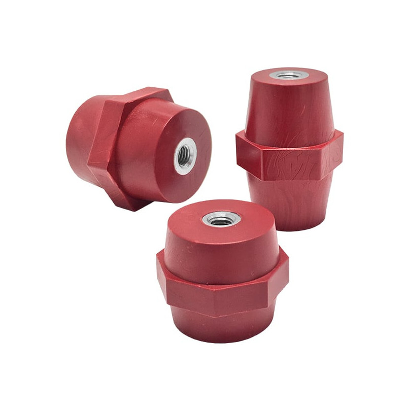 Poliesterio izoliatorius H63-M12 HEX41 Morek MID6312H41 MID6312H41