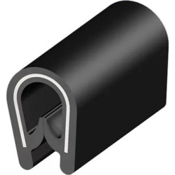 MCA briaunų apsauga (juoda, 10m, 1.0-2.0mm) MMCA002BB12