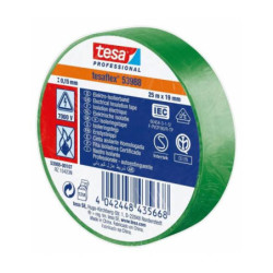 Izoliuojanti juosta TESA (žalia) 20m x 19mm 53988-00111-00 VIZOTZ20