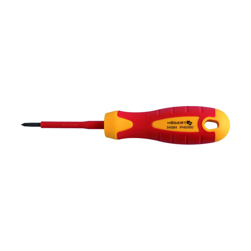Izoliuotas atsuktuvas Hogert HT1S944 (PZ2, 100mm) GTVHT1S944