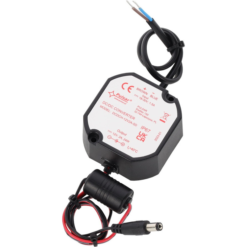 Įtampos keitiklis Pulsar DCDCH (2A/12V) MBDCDCH12020