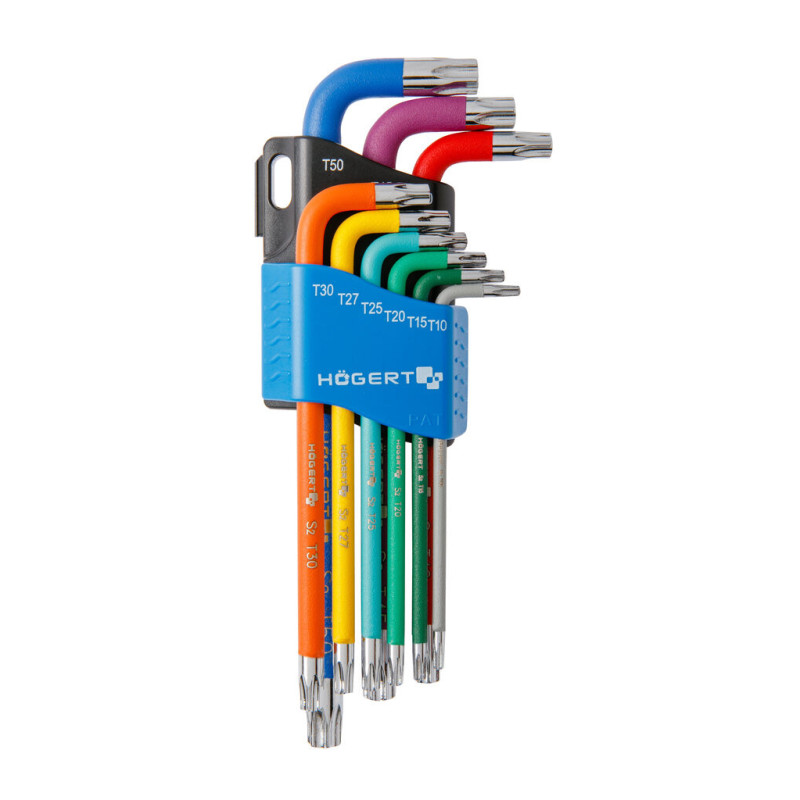 Torx raktų rinkinys Hogert HT1W817 (9 vnt) GTVHT1W817