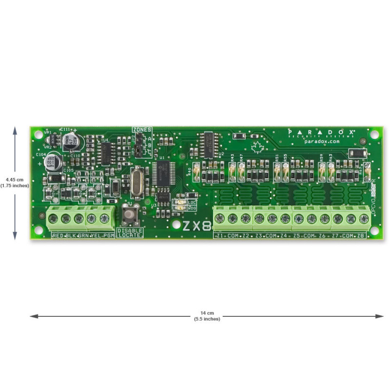 PARADOX zonų i&scaron;plėtimo plok&scaron;tė APR-ZX8 CIPZX8