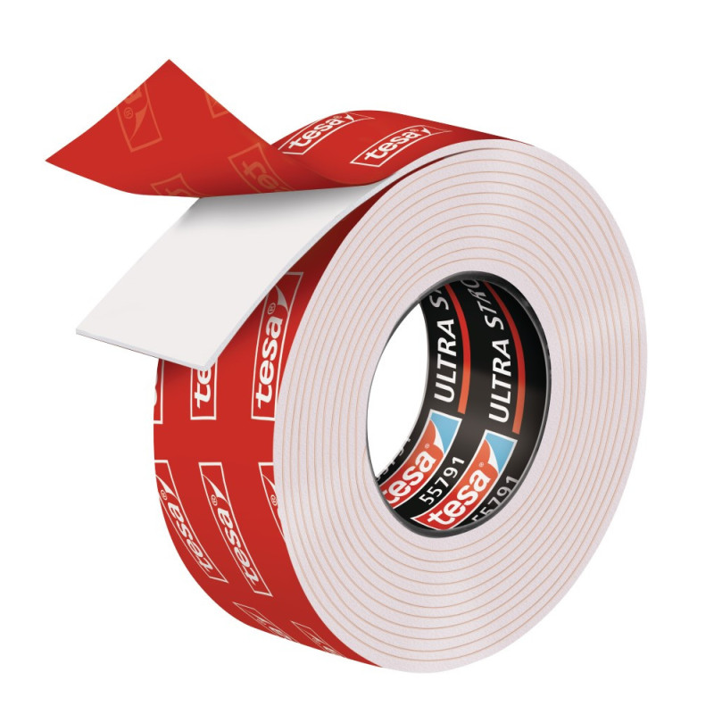 Lipni dvipusė juosta lauko/vidaus darbams TESA ULTRA STRONG 5 m x 19mm 55792-00003-01 VIZOTULTRASTRONG