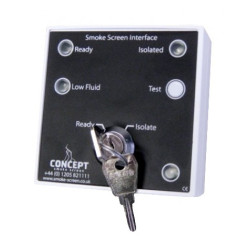 Concept Smoke Screen dūmų generatoriaus būsenos sąsaja SSI DGCSSGVSSI