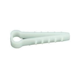 Kai&scaron;tis apkabėlė 2x2,5mm Pawbol H.7311 (100 vnt, baltas) PH7311