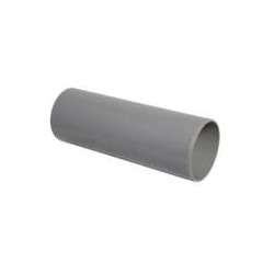 Tiesus sujungimas 50mm vamzdžiams su i&scaron;platintu galu, pilkas (100) MMOVA50P