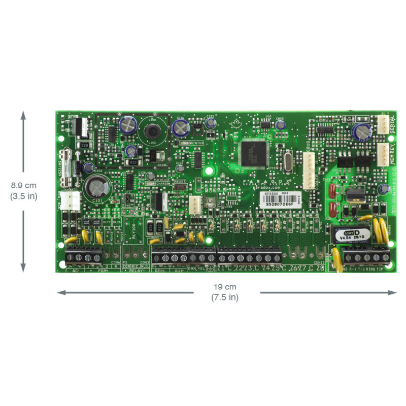 Centralė PARADOX SP5500+ CPPSP5500PLUS