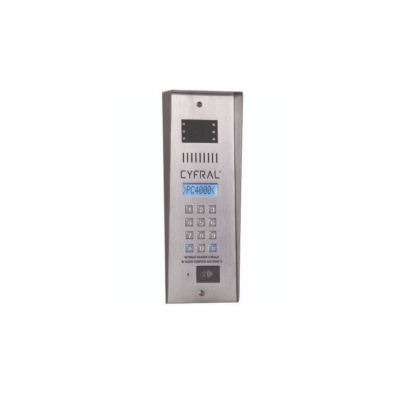 Cyfral PC-4000RVE Telefonspynė su kamera, RFID, 12VDC, CC-4000 PSTPC4000RVA