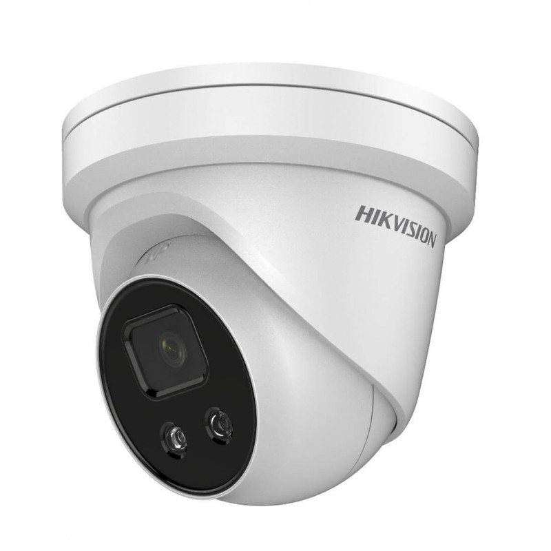 Hikvision dome DS-2CD2386G2-IU F2.8 (balta, 8 MP, 30 m. IR, AcuSense) KIPCD2386G2IUF2.8