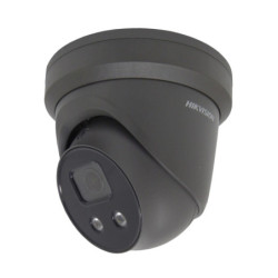 Hikvision dome DS-2CD2346G2-IU F4 (juoda, 4 MP, 30 m. IR, AcuSense) KIP2CD2346G2IUF4BL