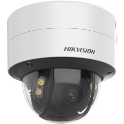Hikvision dome DS-2CD2747G2-LZS F3.6-9 (balta, 4 MP, 40 m. LED, ColorVu) KIPDS2CD2747G2LZS