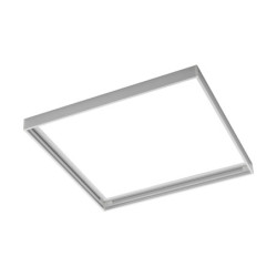 Vir&scaron;tinkinis aliuminis rėmelis LED panelei (baltas) GTV RM-KNG60X60-00 GTVPANELREMB
