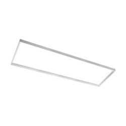 Vir&scaron;tinkinis aliuminis rėmelis LED panelei (30x120, baltas) GTV RM-KNG300X120-00 GTVPANELREMB30X120
