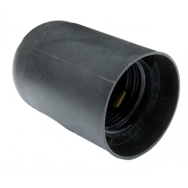 Lempos lizdas E27 plastikinis Pawbol D.3005 (juoda) PAWD3005