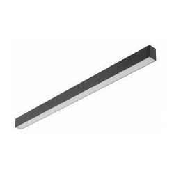 LUNA linijinis LED pakabinamas &scaron;viestuvas (juodas, 40W, 4000K, 3200lm, IP20) GTV LD-LUN40WNB-00-A GTVLUNAA40W