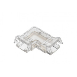 Skaidri COB kampinė jungtis LED juostoms GTV Poland LD-ZTKT8-COB (8mm) GTVCOBKAMPJUNGT