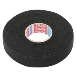 Izoliuojanti tekstilinė juosta TESA (juoda) 25m x 15mm 51608-00009-00 VIZOTTEKS25M15MM