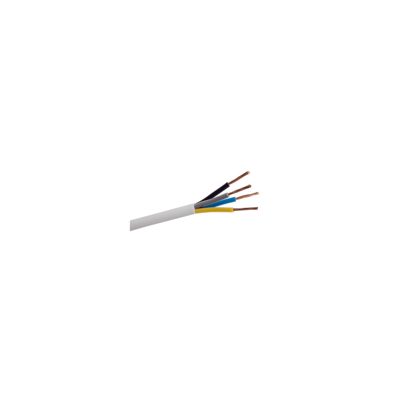 Lietkabelis OMY maitinimo kabelis 4x0.5 mm2 (100m) KM4/0.5LIET