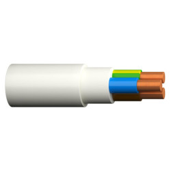 XPJ-HF D 3x2.5 kabelis Prysmian Group (monolitas, baltas, 1 m., 500m būgnas) KXPJHF3X25500MM