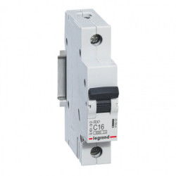 Automatinis jungiklis MCB RX3 Legrand 419202 (16A, 1P, 230V, 6kA) LAUTOMAT1P16AC