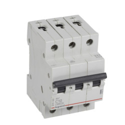 Automatinis jungiklis MCB RX3 Legrand 419233 (10A, 3P, 230V, 6kA) LAUTOMAT3P10AC