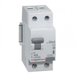 Srovės nuotekio relė RCD RX Legrand 402025 (AC, 40A, 2P, 30mA, 230V) LRELE2P40A