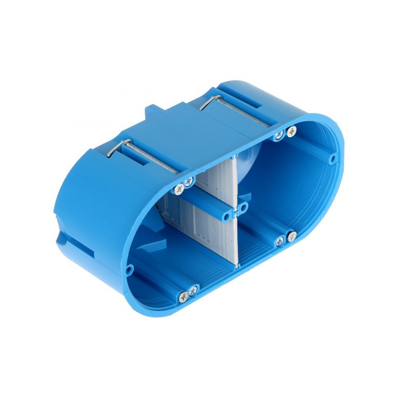 2 vt. dėžutė į gipsą Simet P2x60D (63mm gylio) SIMP2X60D