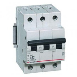 Automatinis jungiklis MCB RX3 Legrand 419172 (32A, 3P, 230V, 6kA) LAUTOMAT3P32AB