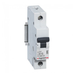 Automatinis jungiklis MCB RX3 Legrand 419136 (16A, 1P, 230V, 6kA) LAUTOMAT1P16AB