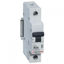 Automatinis jungiklis MCB RX3 Legrand 419138 (25A, 1P, 230V, 6kA) LAUTOMAT1P25AB