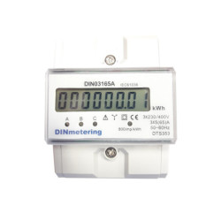 Elektros skaitiklis DIN03165A (3 Fazės, 65A, DIN) SKAITDIN03165A