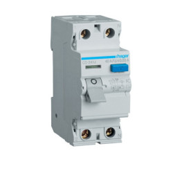 Srovės nuotekio relė Hager CD241J (AC, 40A, 2P, 30mA, 230V) HCD241J