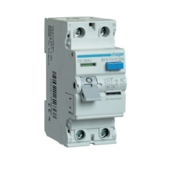 Srovės nuotekio relė Hager CD263J (AC, 63A, 2P, 30mA, 230V) HCD264J