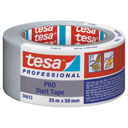 Audinio juosta TESA STANDART (pilka) 25m x 50mm 74613-00003-15 VIZOTAUDSIN25X50P