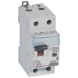 Srovės nuotekio relė su automatiniu jungikliu Legrand 411053 (C, 32A, 2P, 30mA, 230V) L411053