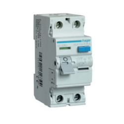 Srovės nuotekio relė Hager CD226J (AC, 25A, 2P, 30mA, 230V) HCD226J