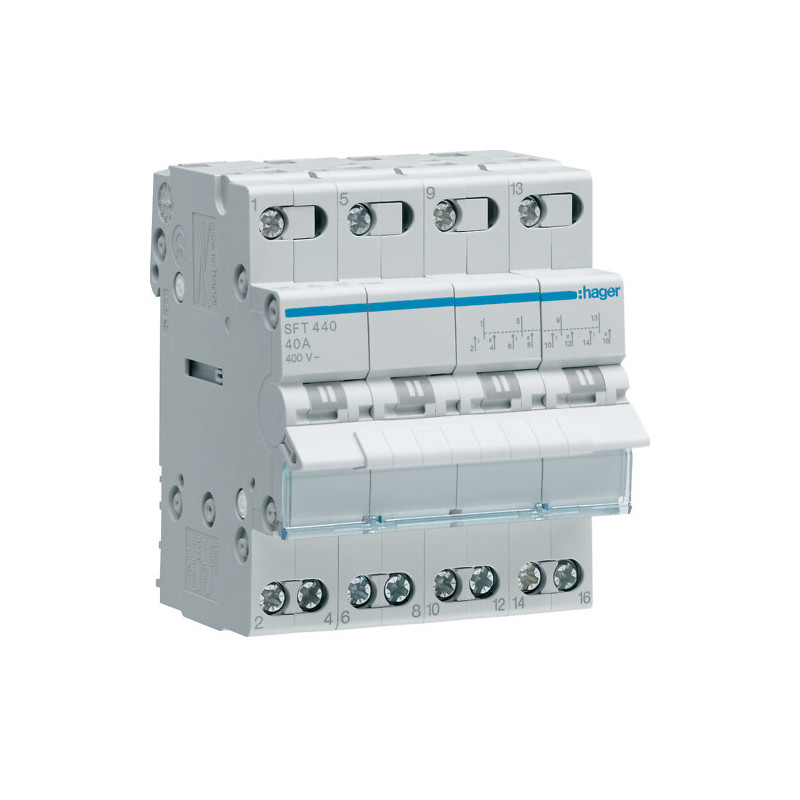 Modulinis perjungėjas Hager SFT440 (4P, 40A, 4 mod) SFT440