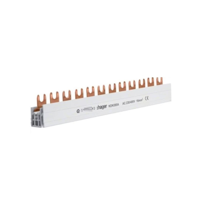Izoliuota sujungimo &scaron;yna Hager KDN380A (3P, 12 mod., 16mm) HKDN380A