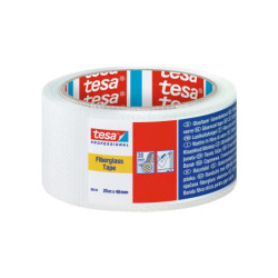 Lipni stiklo juosta siūlėms klijuoti TESA (Balta) 25m x 48mm 60101-00000-00 VIZOTSTIKJS25X48B