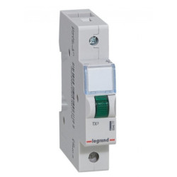 LED indikatorius ant DIN Legrand 604077 (žalias, 230V, TX3 1 mod.) LINDIKATORLEDZAL